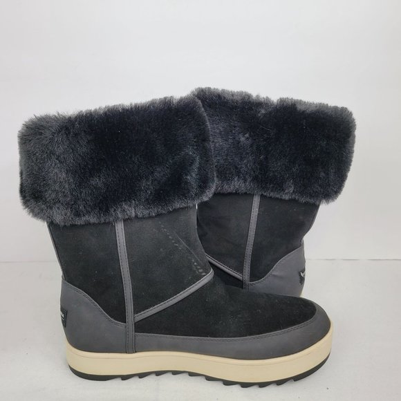 Koolaburra By UGG Tynlee Women's Waterproof Snow Boot Black 1105889 US Size 9 - Picture 6 of 11